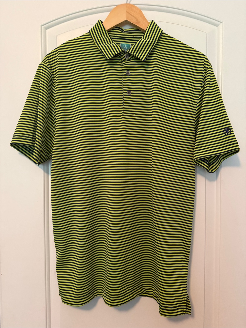 Green and Navy Golf Polo